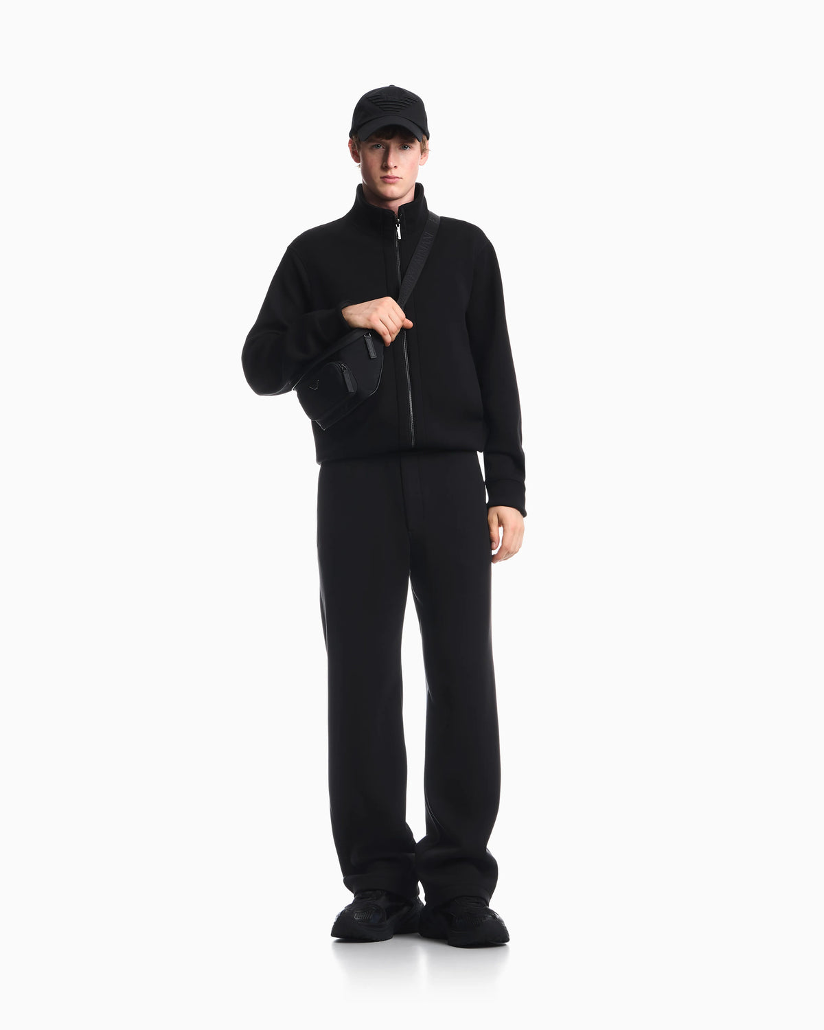 Full zip lyocell chenille sweatshirt