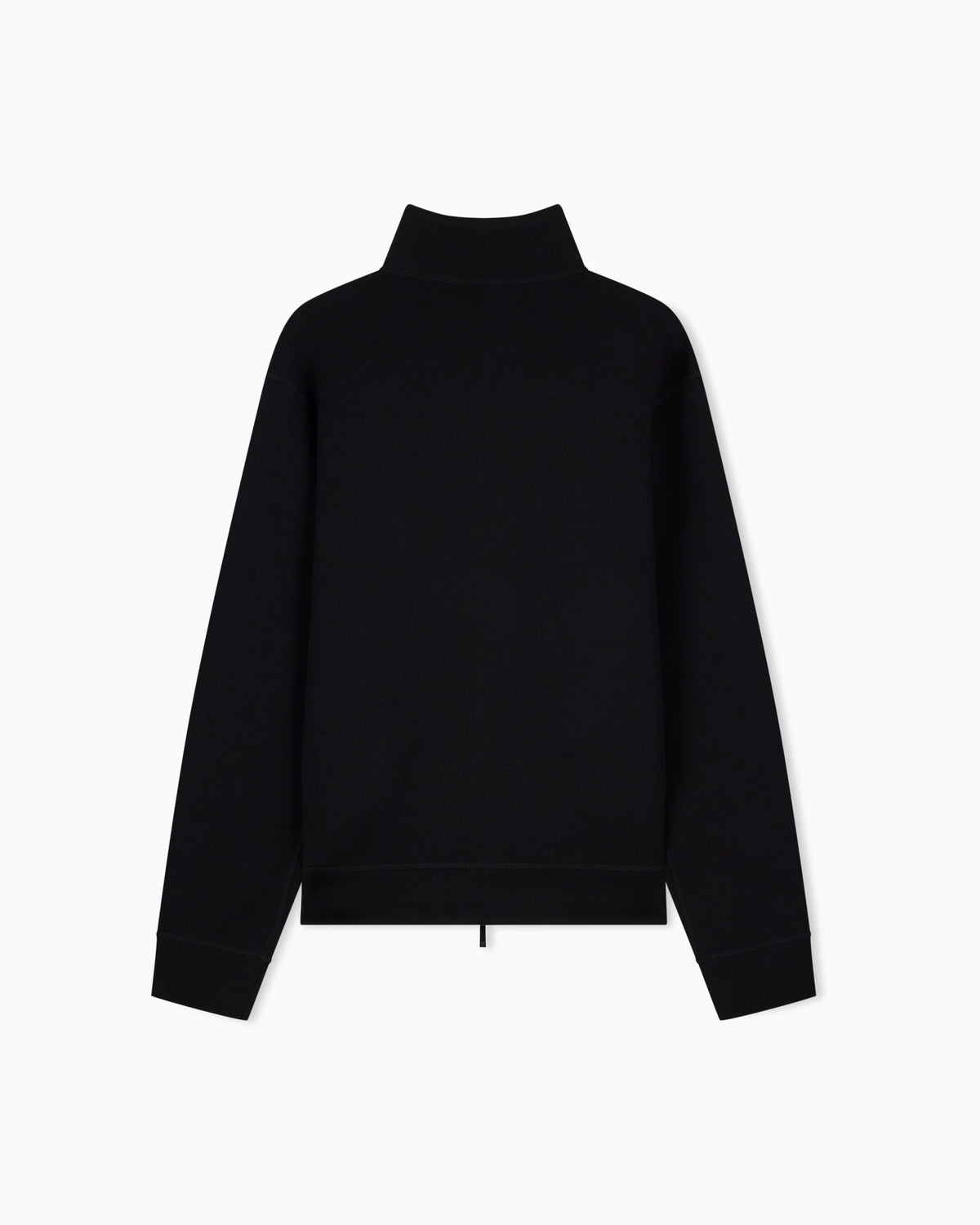 Full zip lyocell chenille sweatshirt