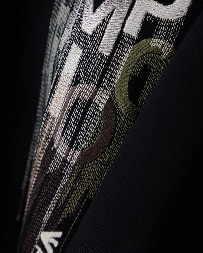 French terry jersey hoodie with kogo embroidery