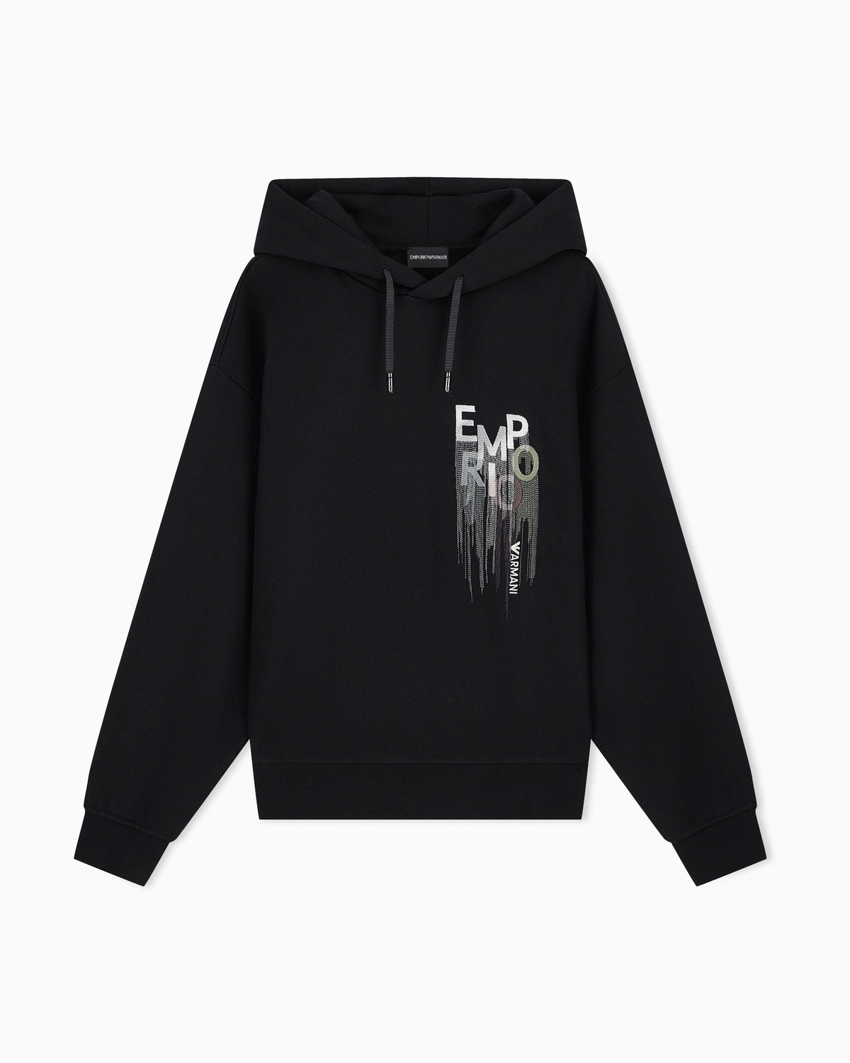 French terry jersey hoodie with kogo embroidery