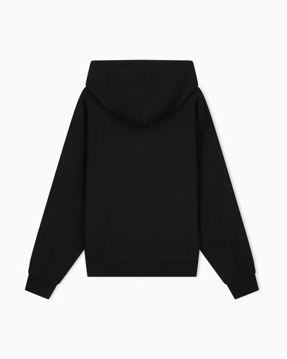 French terry jersey hoodie with kogo embroidery