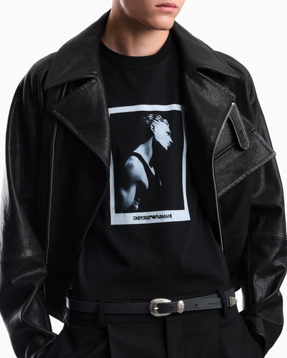 Photographic-print jersey T-shirt Signature Capsule