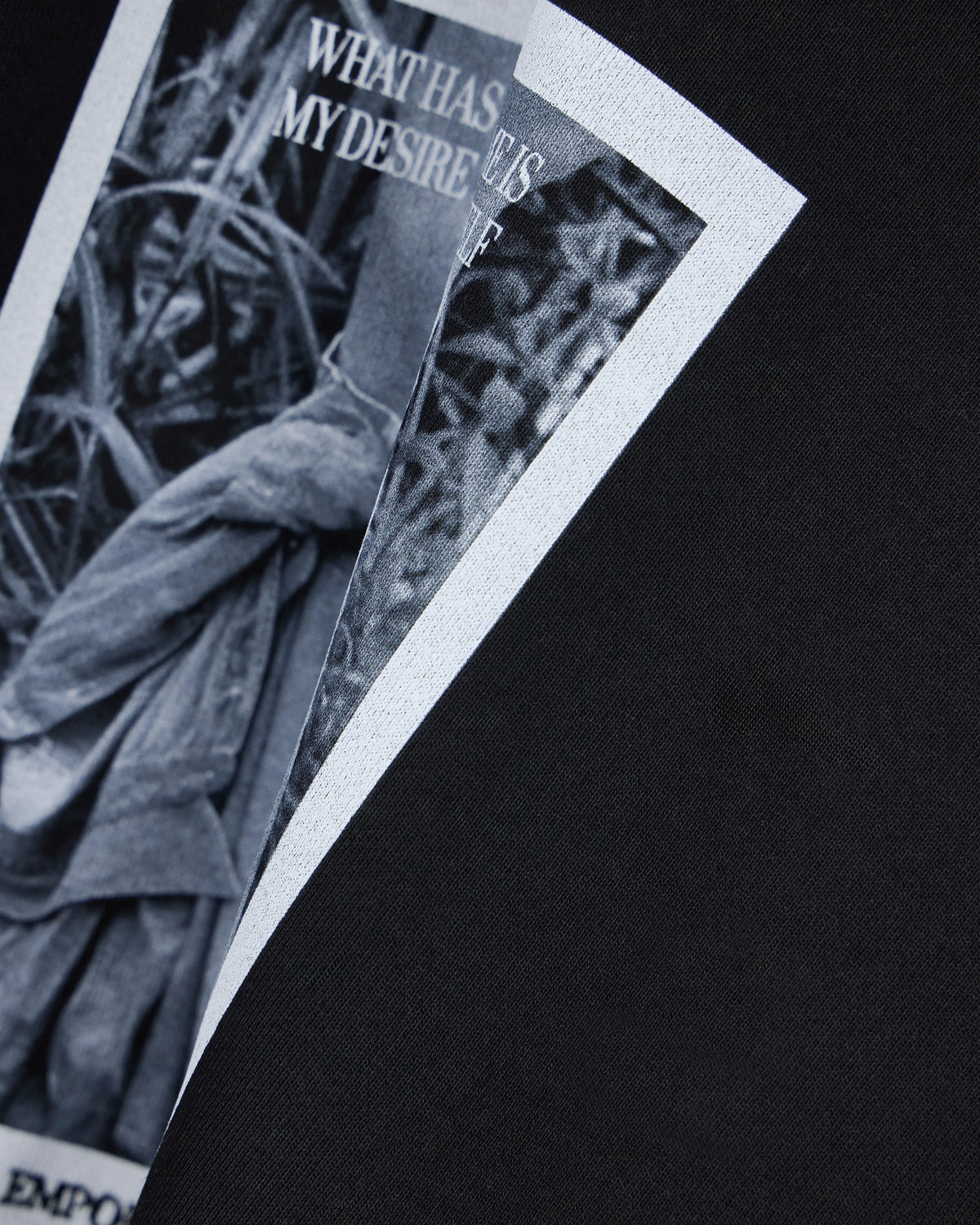 Photographic-print jersey sweatshirt Signature Capsule