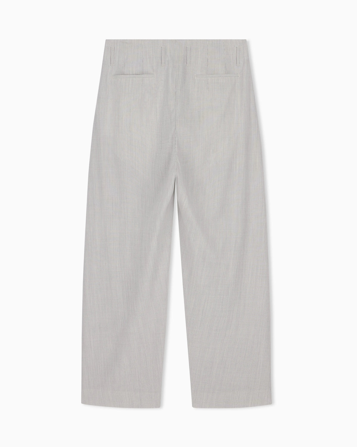 Striped trousers in stretch virgin wool