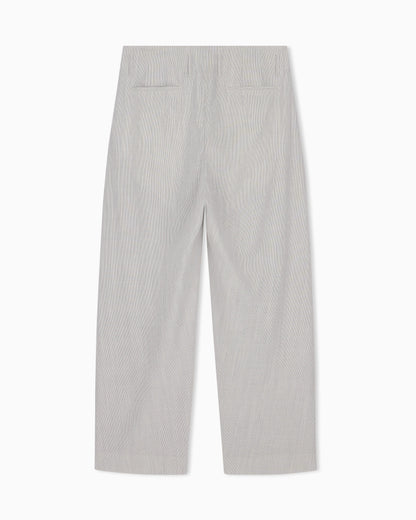 Striped trousers in stretch virgin wool