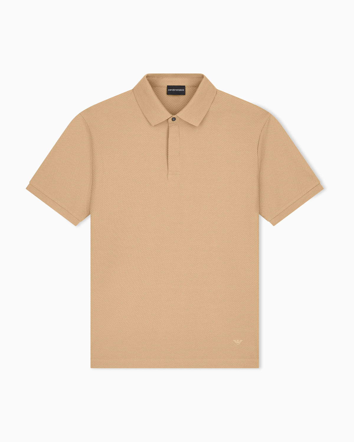 Jacquard jersey polo