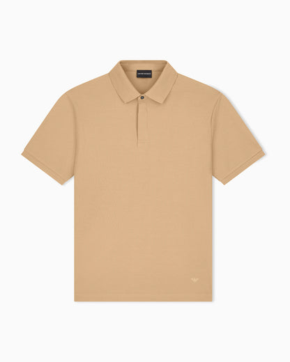 Jacquard jersey polo