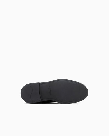 Lace-up derby shoes with smooth leather and rounded toe