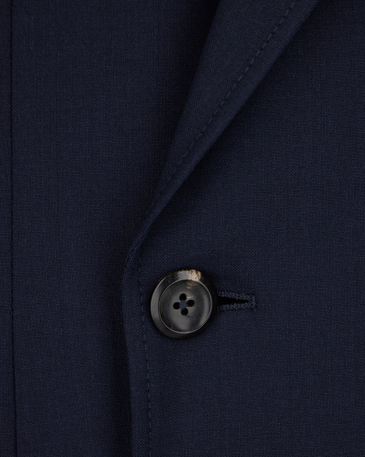 Half-lined blazer in stretch wool plain weave