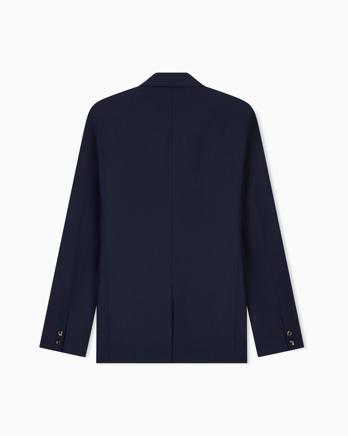 Half-lined blazer in stretch wool plain weave