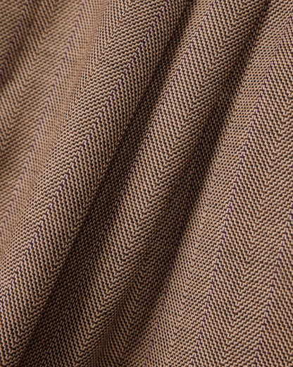 Herringbone trousers in virgin wool