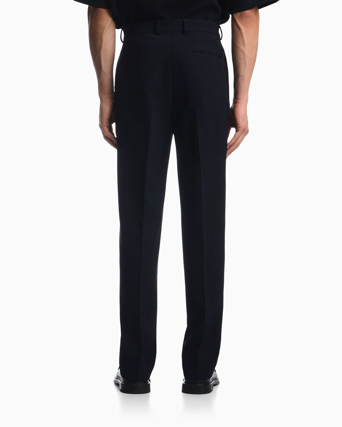 3D crepe jersey trousers Signature Capsule