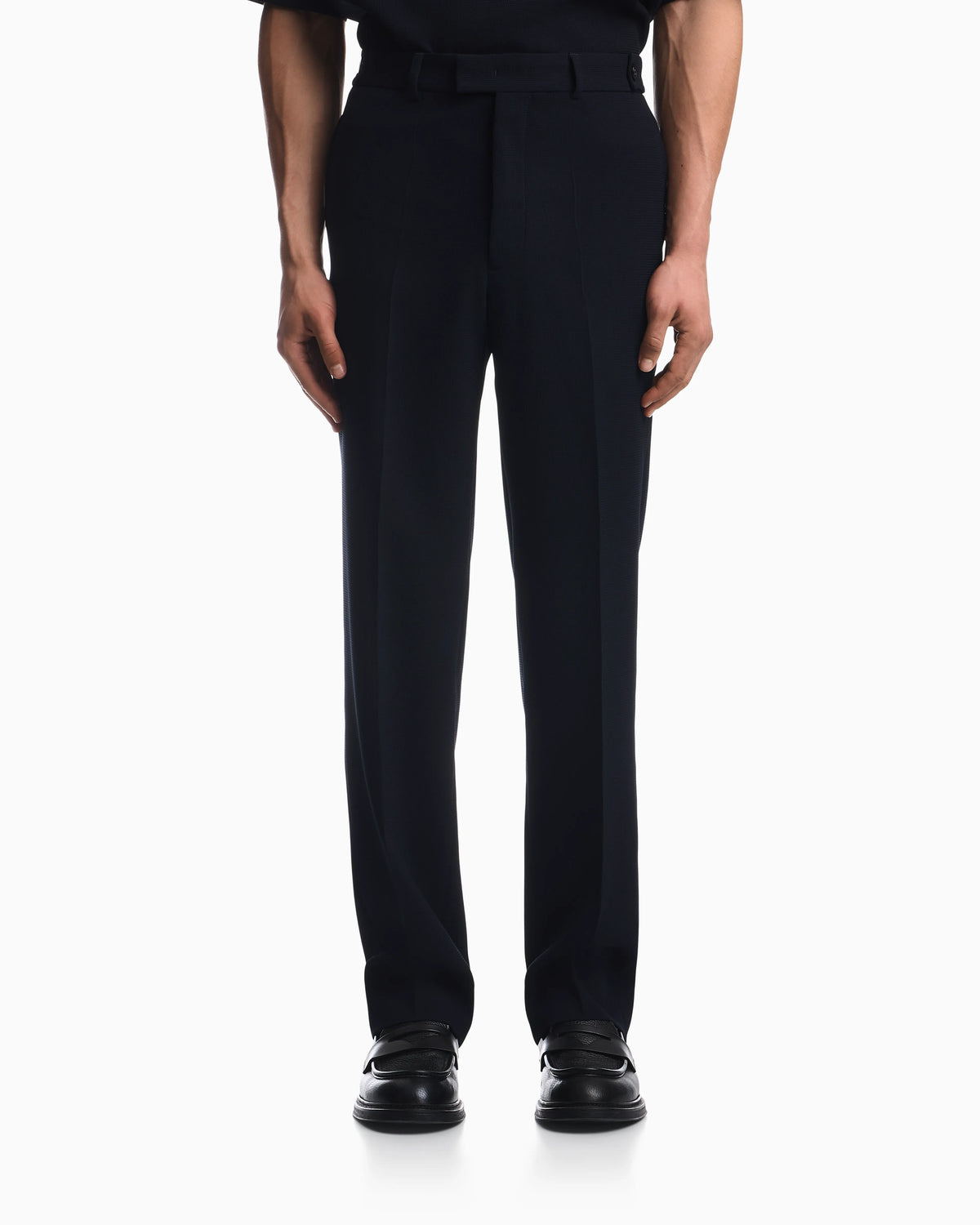 3D crepe jersey trousers Signature Capsule