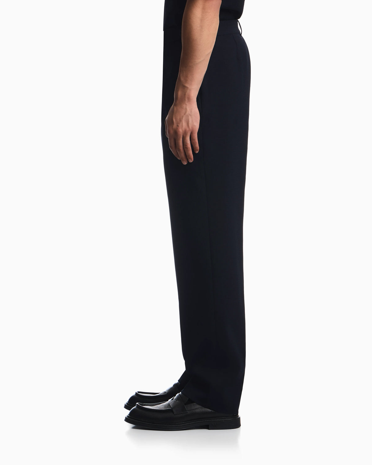 3D crepe jersey trousers Signature Capsule