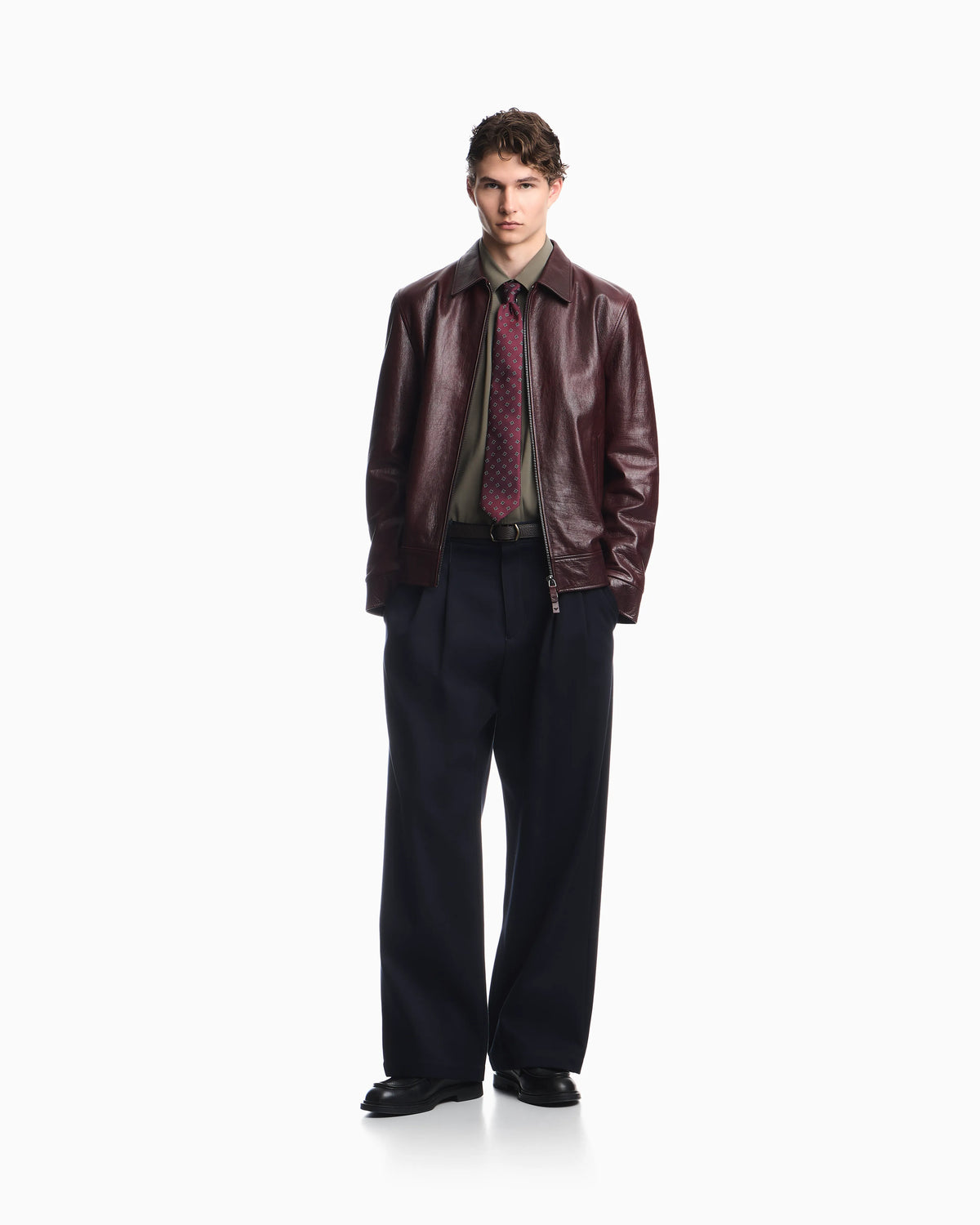 Viscose long-sleeve shirt with a chest pocket