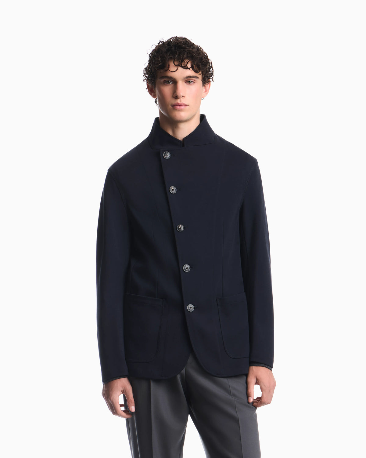 Blazer in modal blend jersey Signature Capsule