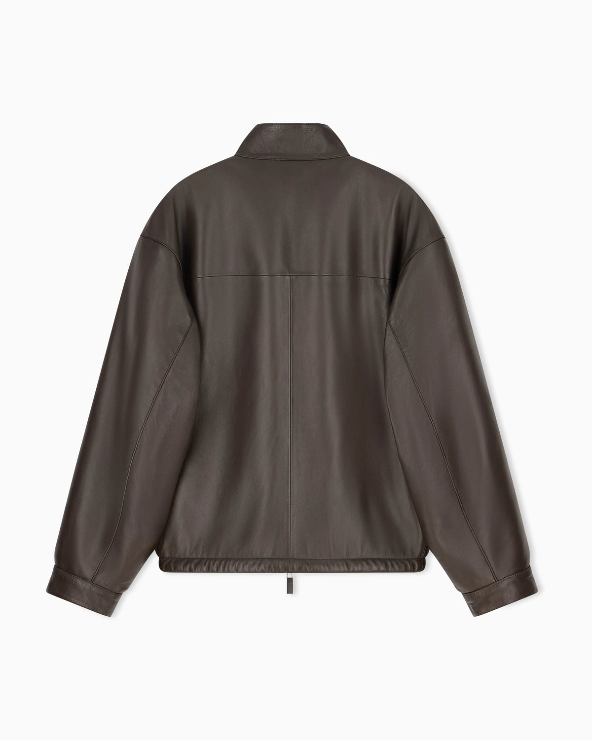Reversible blouson jacket in nappa leather and faux fur