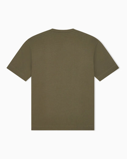 Heavy jersey T-shirt with soft embossed logo