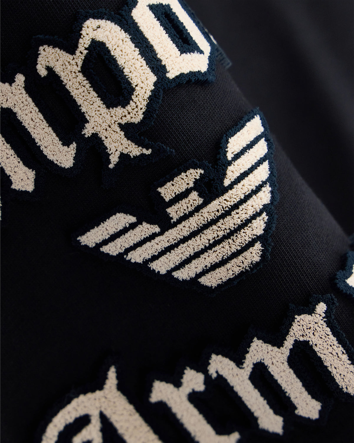 Heavy jersey T-shirt with soft embossed logo