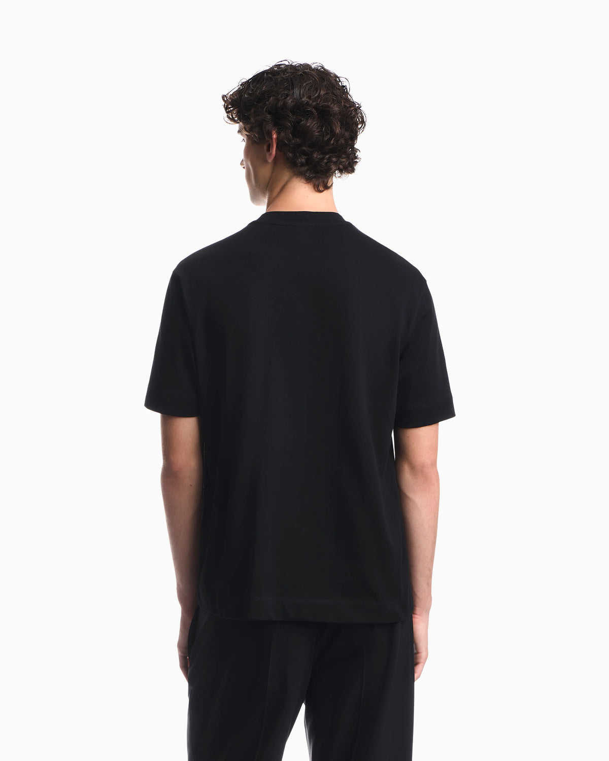 Heavy jersey T-shirt with soft embossed logo