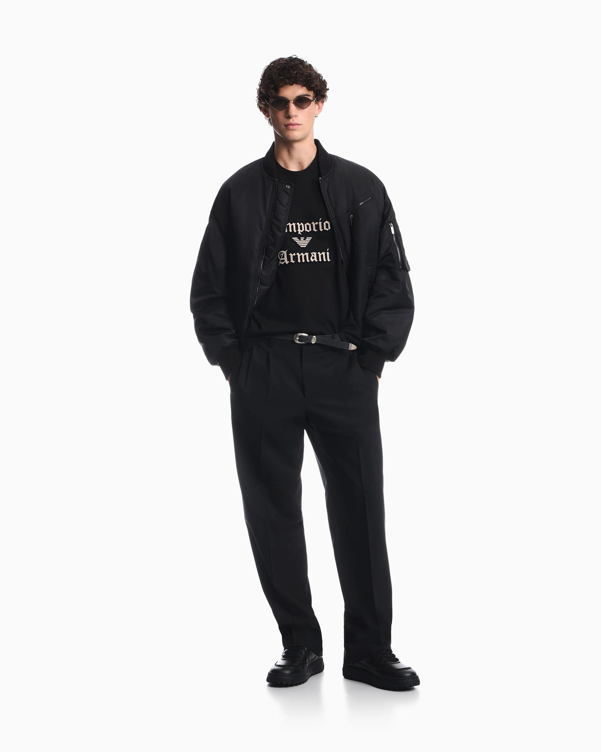 Heavy jersey T-shirt with soft embossed logo