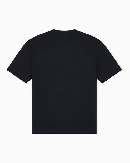 Heavy jersey T-shirt with soft embossed logo