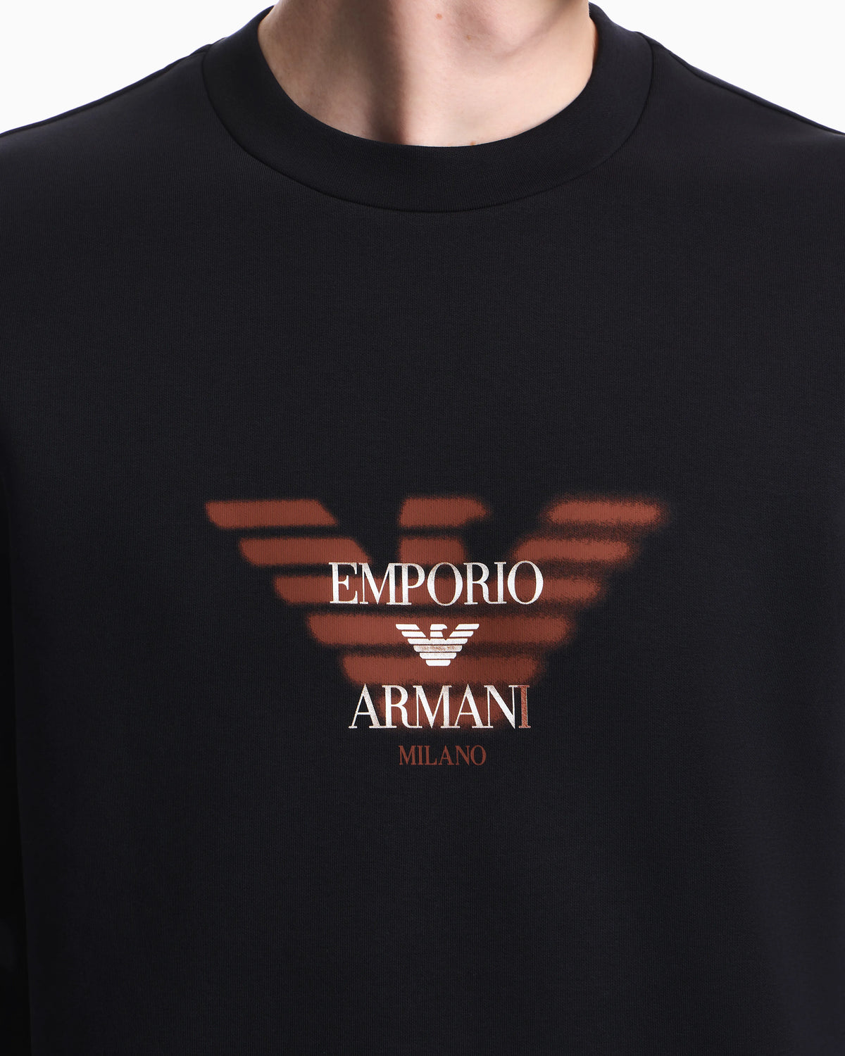 Double jersey sweatshirt with logo