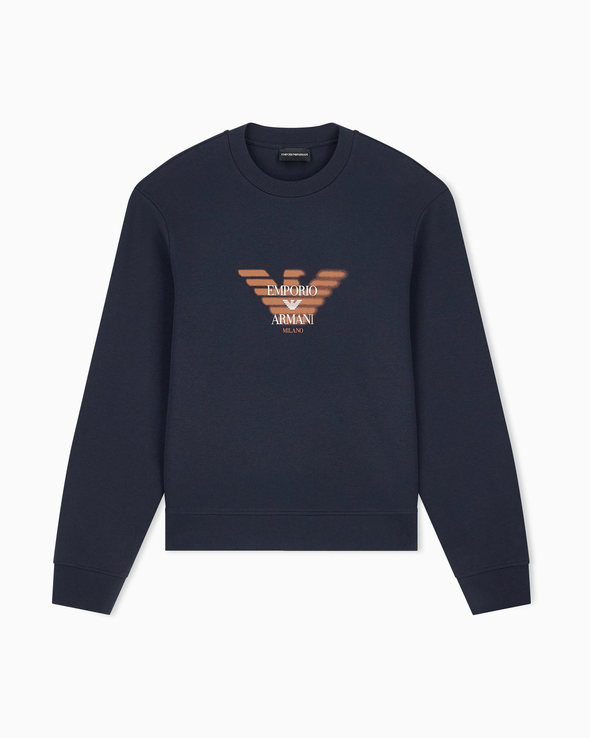 Double jersey sweatshirt with logo