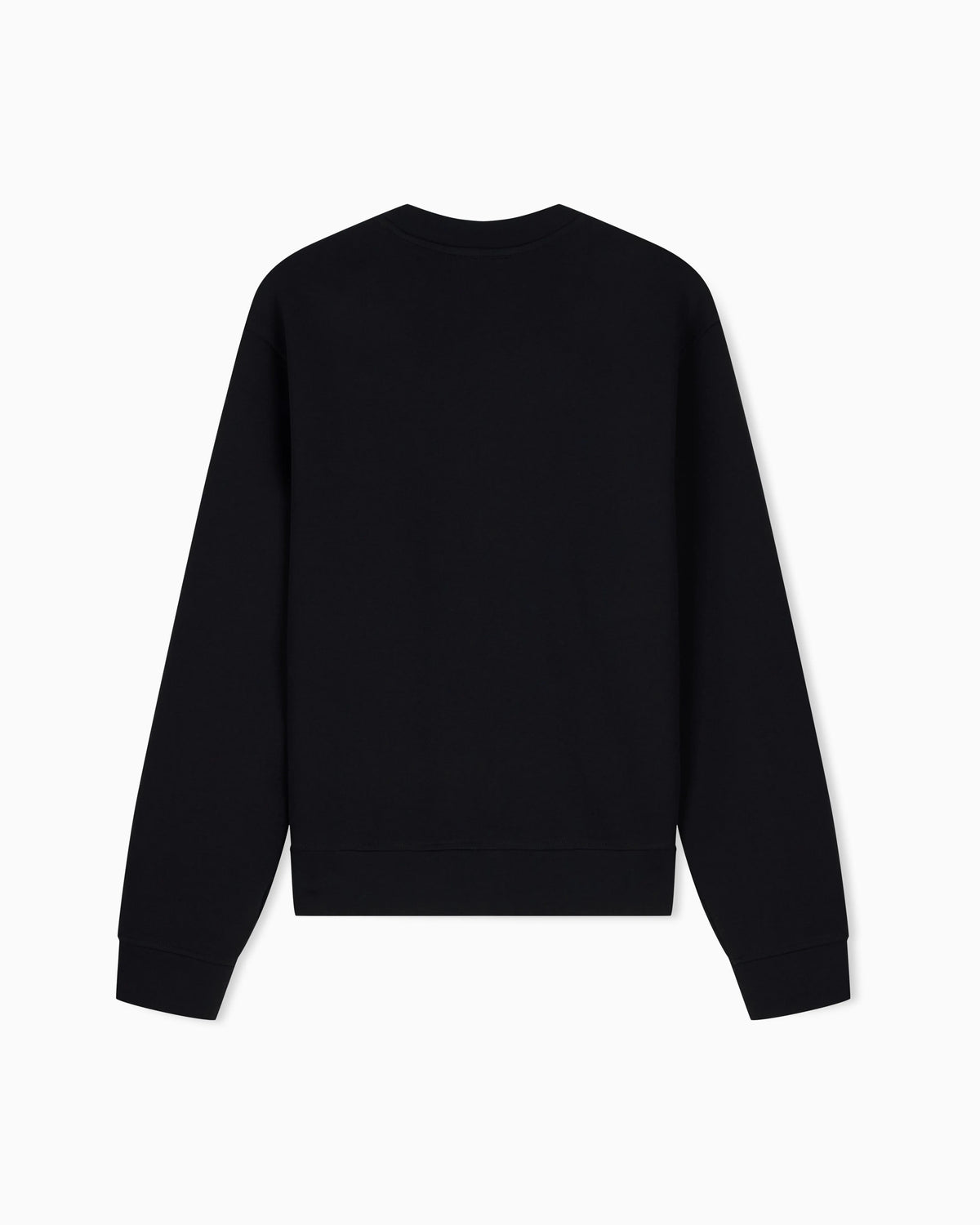 Double jersey sweatshirt with logo