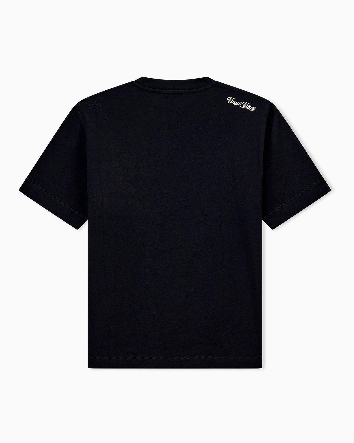 Heavy jersey T-shirt with embroidered logo patch