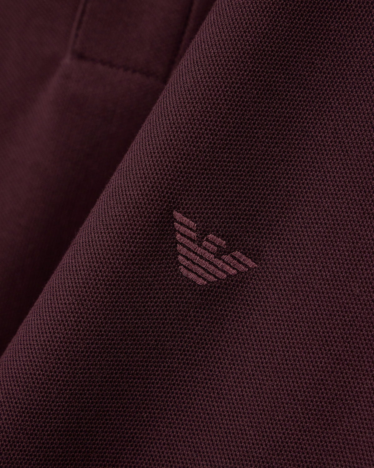 Piqué polo with embroidered logo