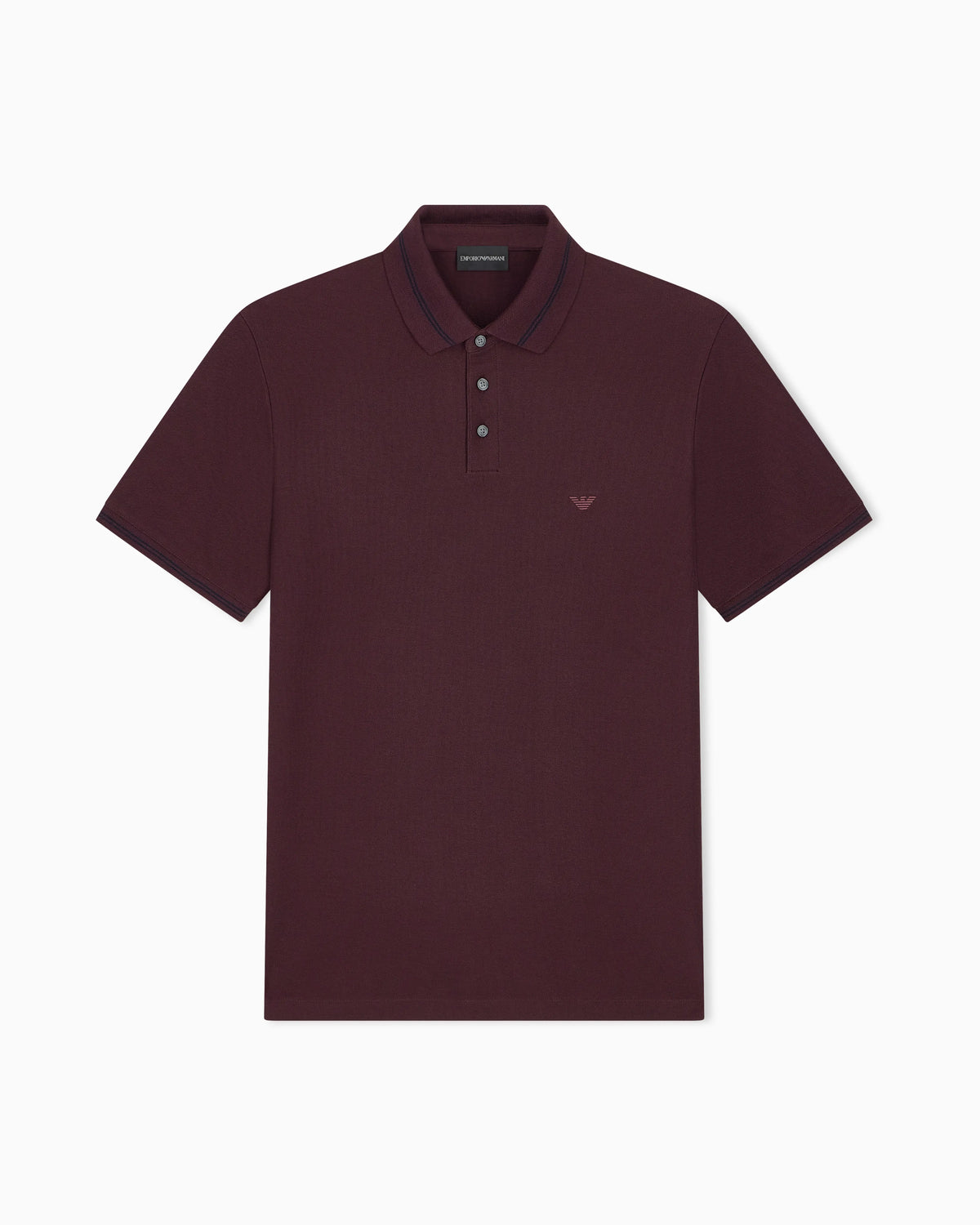 Piqué polo with embroidered logo