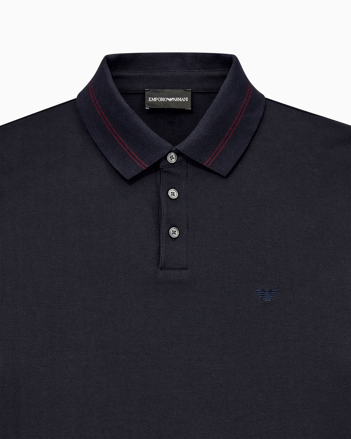 Piqué polo with embroidered logo