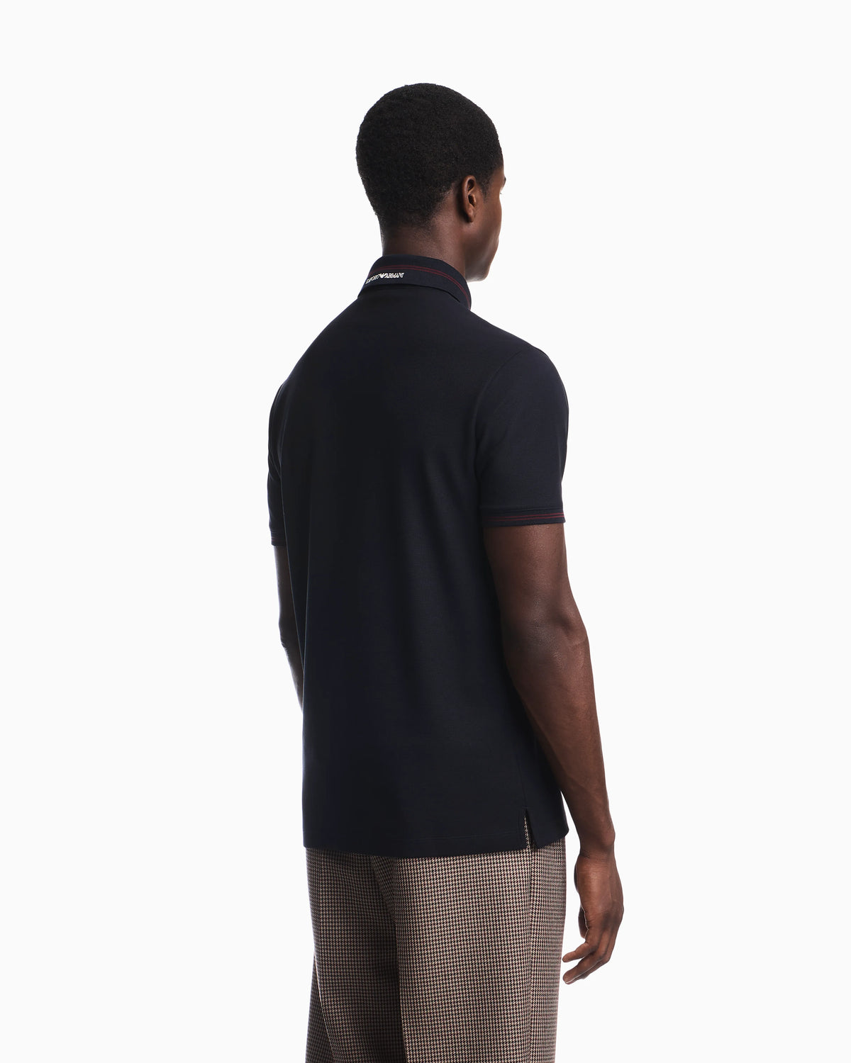 Piqué polo with embroidered logo