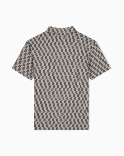Polo in jacquard jersey lyocell blend Signature Capsule