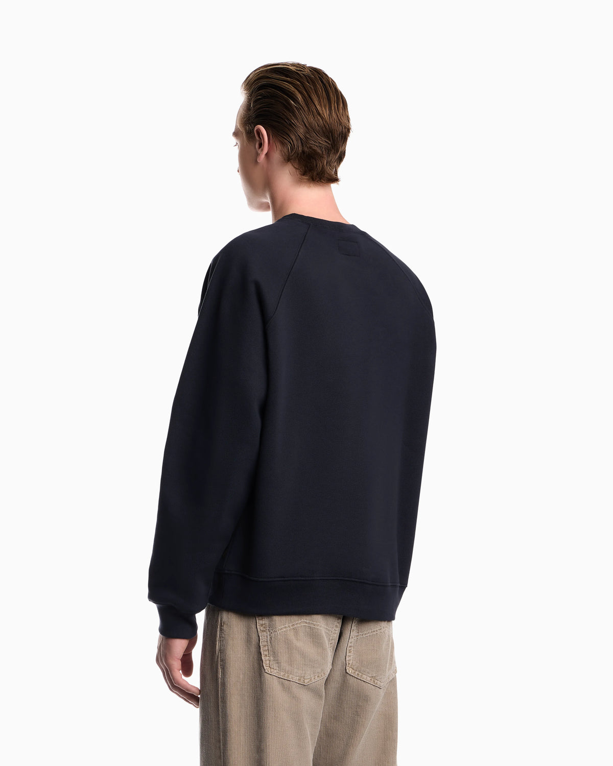 Armani jeans print jersey sweatshirt