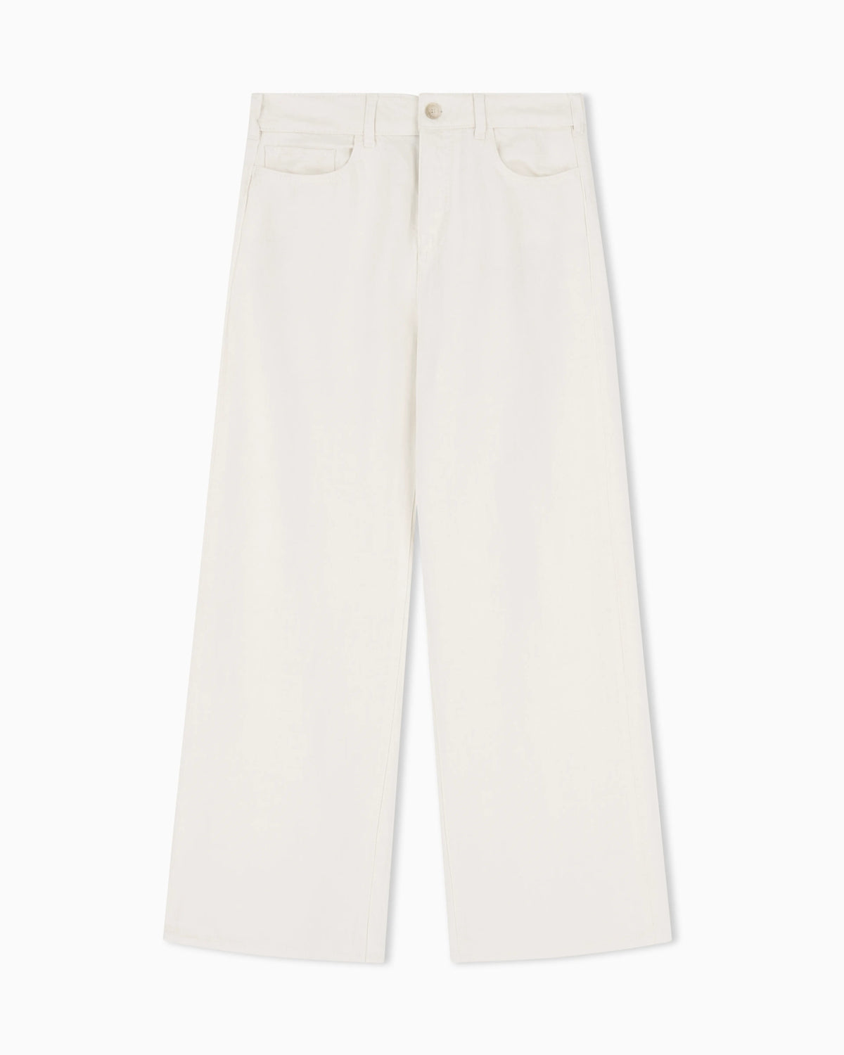 J33 regular-fit garment-dyed trousers in linen and Lyocell