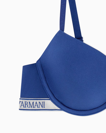 Iconic recycled-microfibre push-up bra
