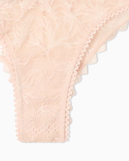 Eternal Lace V-cut Brazilian briefs in recycled lace