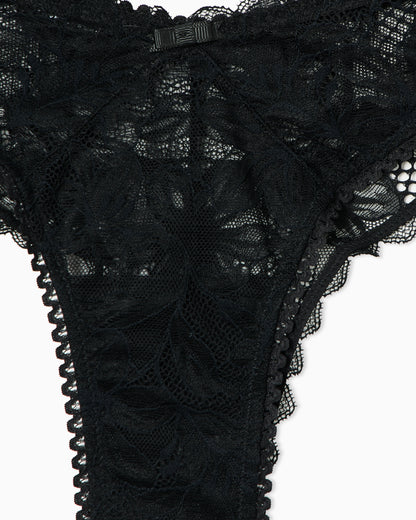 Eternal Lace V-cut Brazilian briefs in recycled lace
