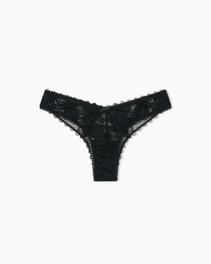 Eternal Lace V-cut Brazilian briefs in recycled lace