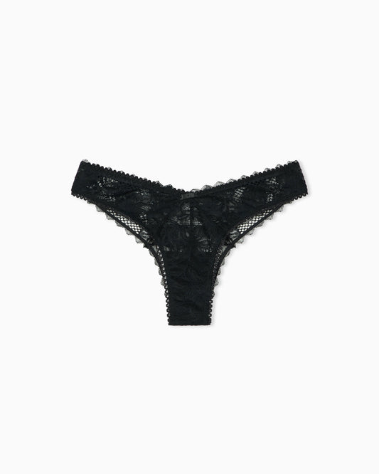 Eternal Lace V-cut Brazilian briefs in recycled lace