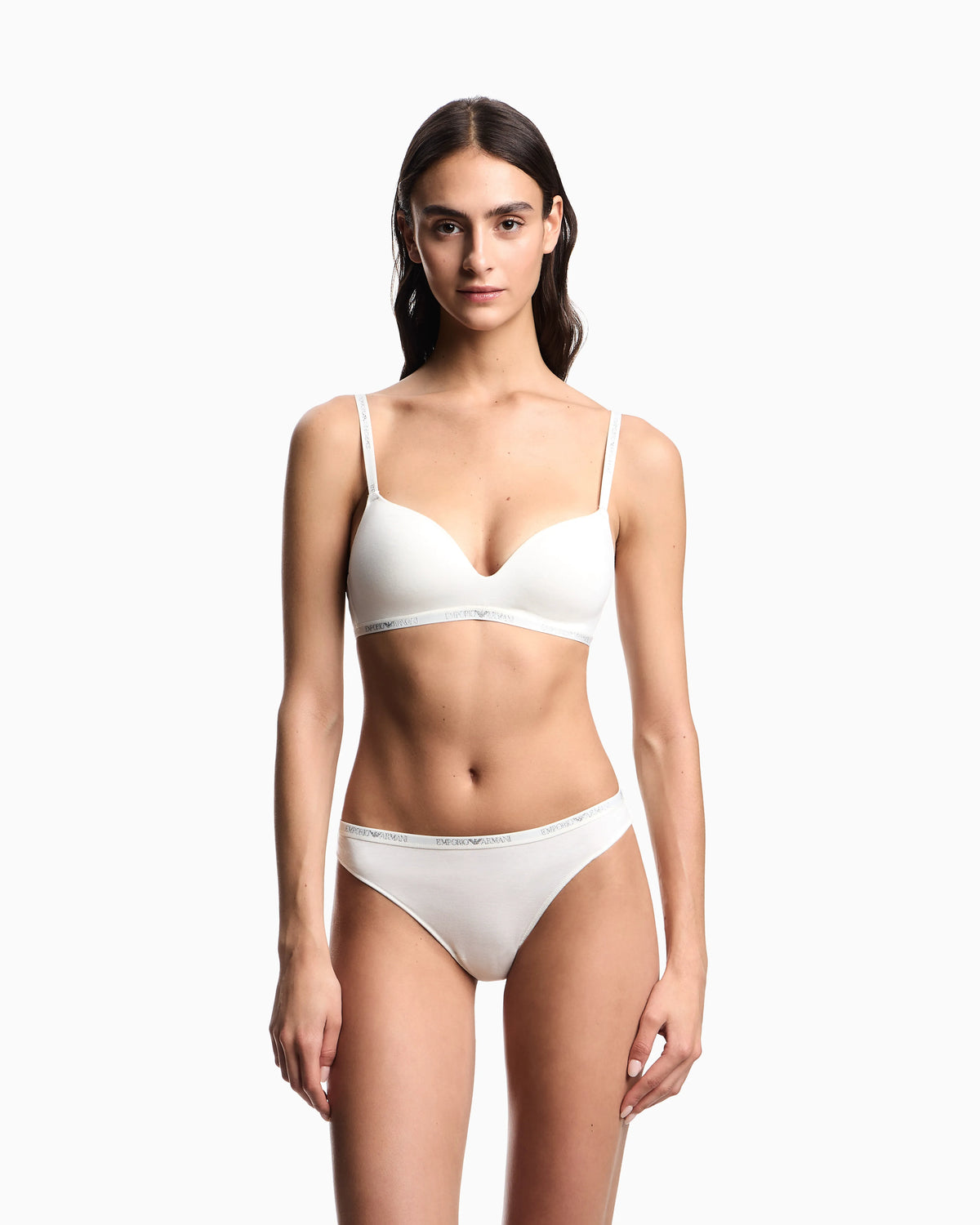 Two-pack of Essential studs jersey Brazilian briefs