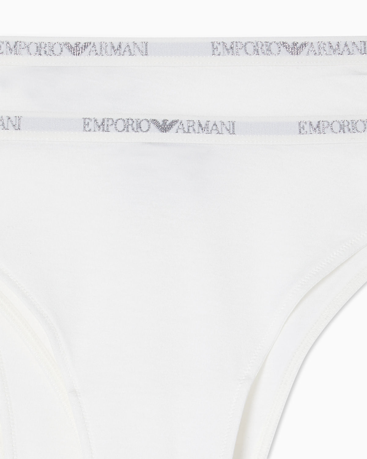 Two-pack of Essential studs jersey Brazilian briefs