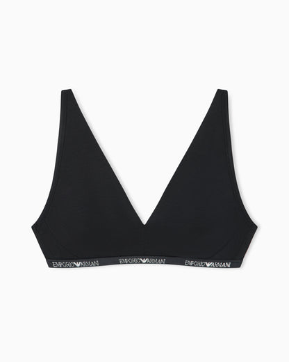 Essential jersey padded bralette with logo