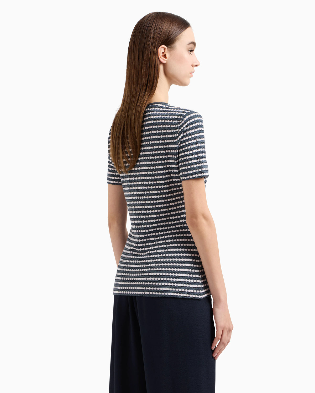 Jacquard jersey jumper