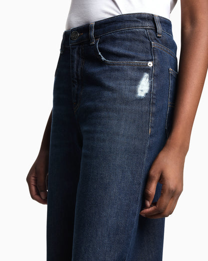 J8B relaxed-fit, vintage-look denim jeans