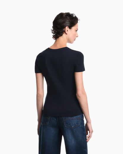 T-shirt regular fit in lightweight stretch cotton jersey