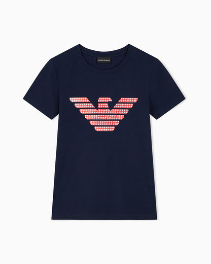 T-shirt regular fit in lightweight stretch cotton jersey