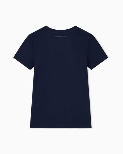 T-shirt regular fit in lightweight stretch cotton jersey